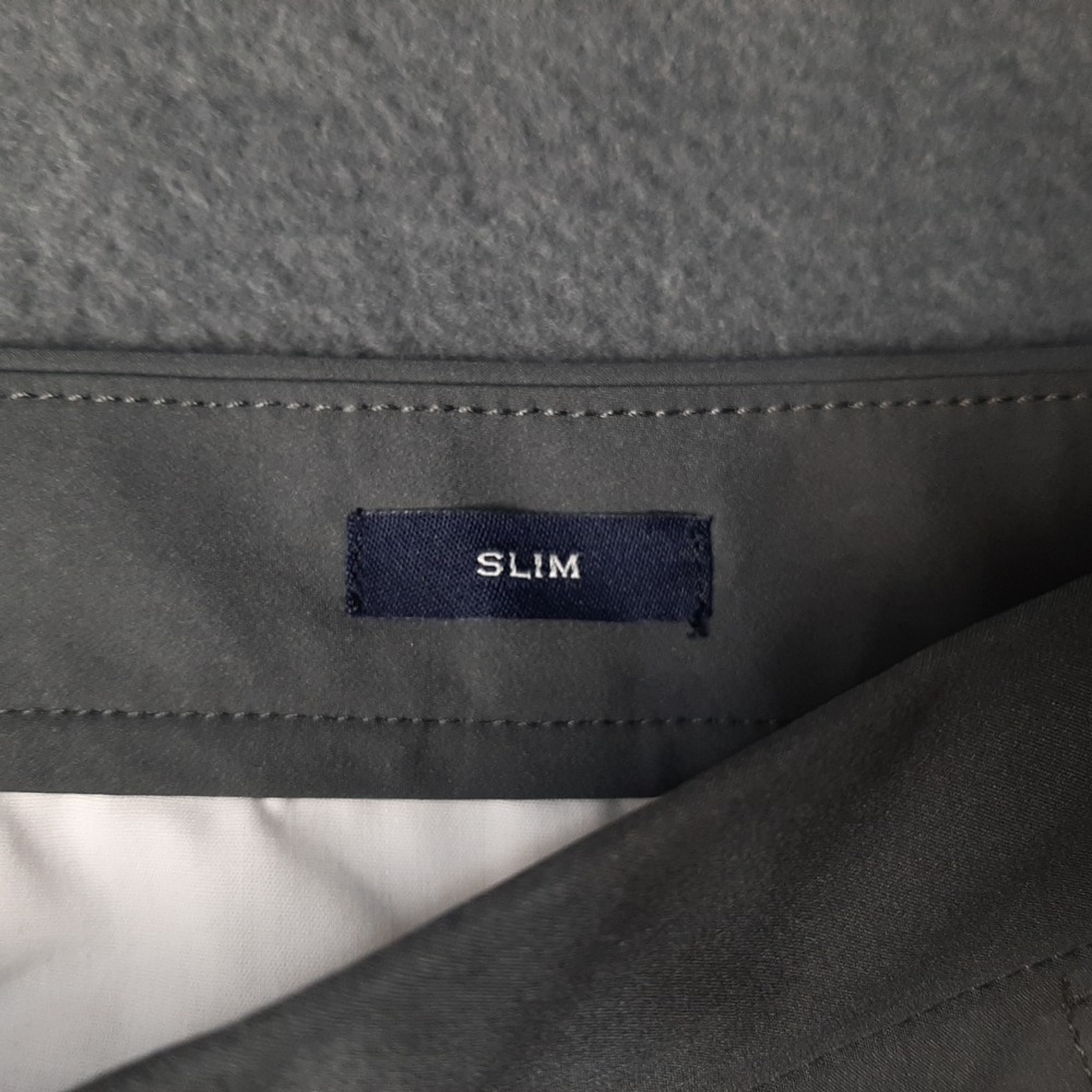 NEW J Crew Tech Pants Mens 32x30 Gray Performance Chino Pant Stretch AA712 - Picture 7 of 10